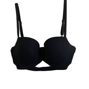 ThirdLove 24/7 Cotton T-Shirt Bra Underwire Black Size 32D